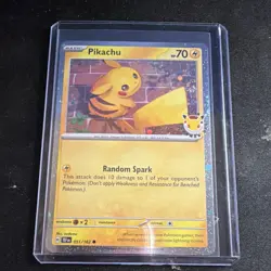 Pokemon Pikachu TEEN Holo 051/162 Basic Mouse 70HP Kodama Pokemon TCG - Image 1