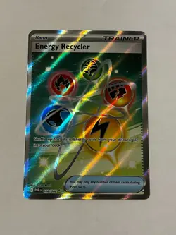 Pokemon TCG Energy Recycler 108/088 PAR Full Art Secret Rare Holo English - Image 1