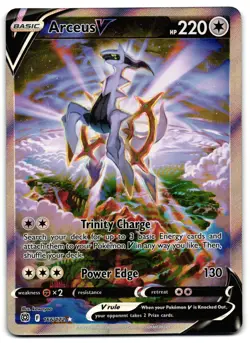 Arceus V 166/172 - 🌊 Brilliant Stars Ultra Rare Pokemon TCG 🖤 - NM - Image 1