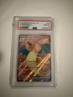 PSA 10 GEM MINT CHARIZARD EX #183 Ultra Rare Full Art 2023 Pokemon Mew En-151 - Image 1