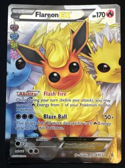 Flareon EX - RC28/RC32 Generations Radiant Collection Pokemon - NM/LP - Image 1