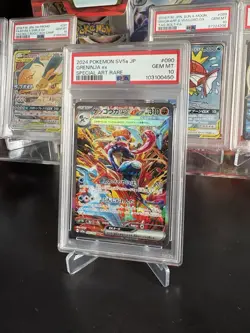Pokemon Greninja EX SAR Rare Twilight Masquerade Japanese SV5a 090/066 PSA 10 - Image 1