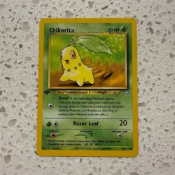 Pokemon Chikorita Neo Genesis Common 1st Edition 54/111 Regular English NM - Image 1