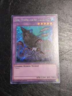 Yu-Gi-Oh! SECRET RARE CARD SEA MONSTER OF THESEUS RATE-EN081 1ST NM - Image 1