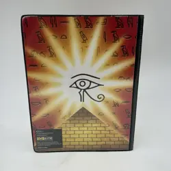 Vintage TOY SITE Ancient Egypt Pyramid Eye Yu-Gi-Oh Trading Card Album Binder - Image 2