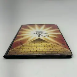Vintage TOY SITE Ancient Egypt Pyramid Eye Yu-Gi-Oh Trading Card Album Binder - Image 3
