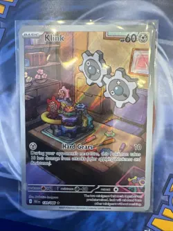 Klink - 139/086 139/086 Pokemon Illustration Rare SV: Black Bolt Card NM - Image 1