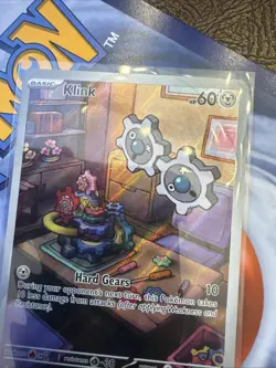 Klink - 139/086 139/086 Pokemon Illustration Rare SV: Black Bolt Card NM - Image 4