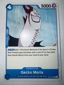 Gecko Moria ST03-004 One Piece Card Game TCG English NM card - Image 1