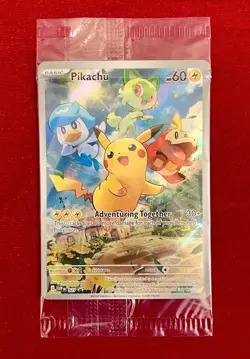 Sealed Pikachu SVP 027 Scarlet & Violet Promo Card Paldea Pokemon NM/Mint #027 - Image 1