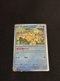 Pokemon TCG - Mega Evolution Black Star Promo Card - Psyduck MEP 007 - NM - Image 1
