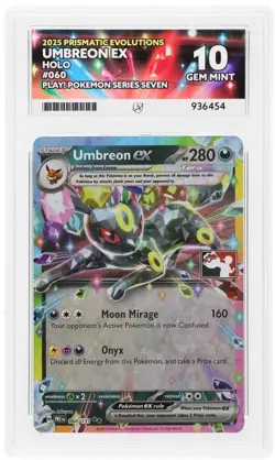 Pokemon TCG Card - Umbreon EX 060/131 Prize Pack Series 7 Play! Stamped - ACE 10 - Image 1