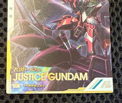 Gundam ARSENAL BASE Card FQB02-005(P) Justice Gundam BANDAI Holo JAPAN Special - Image 4