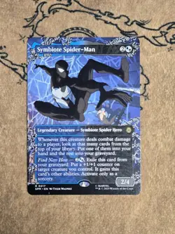 Symbiote Spider-Man (Borderless) 0217 Marvel's Spider-Man Non-Foil NM - Image 1