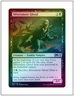 1x Silversmote Ghoul, Foil, Magic MTG NM - Image 1