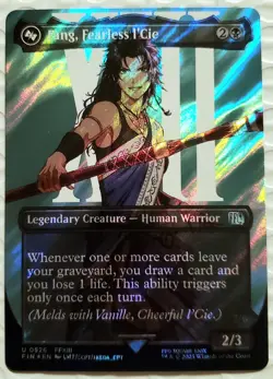 Fang, Fearless l'Cie (Borderless) (Surge Foil) Final Fantasy Foil - Image 1