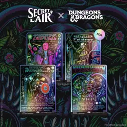 MTG Secret Lair x Dungeons & Dragons FOIL Black Lights & Dark Dungeons SLD NEW - Image 1
