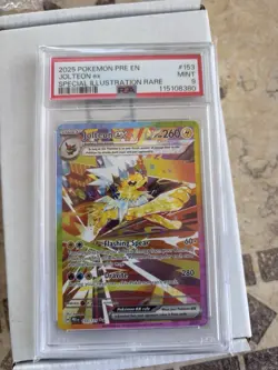 Pokemon Jolteon ex Sv: Prismatic Evolutions Special Illustration Rare PSA 9 - Image 1