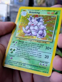 Pokemon Nidoking Holo Rare TCG Card Base Set 11/102, WOTC 1999 - Image 3