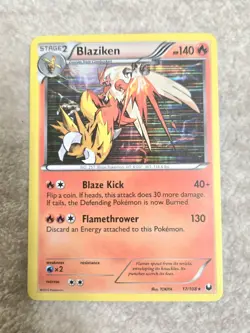 Pokemon Blaziken 17/108 - Dark Explorers Holo - Image 1