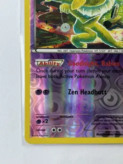 Hypno 51/122 Reverse Holo Rare Pokemon XY BREAKpoint - Image 4