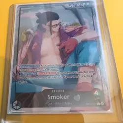 One Piece Card Game Smoker Alt Art Leader OP10-001 - Image 1