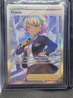 Pokemon TCG Chilling Reign Trainer Supporter Holo Lot Peonia Melony Doctor - Image 2