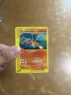 Pokemon Charizard Expedition Base Set Holo Rare #6/165 120 HP 2002 English - Image 1