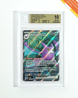 Pokemon BGS 10 Crobat Ex Del Team Rocket #217 Rivali Predestinati Italiano POP 1 - Image 1