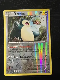Snorlax 118/162 Reverse Holo XY BREAKthrough Pokemon - Image 1