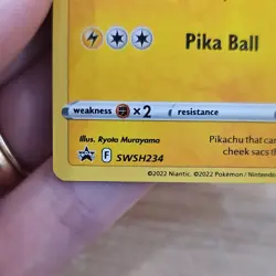 Pokemon Pikachu SWSH234 Promo Holo Ryota Murayama SWSH Sword & Shield 2022 - Image 3