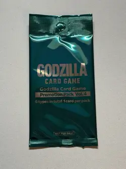 Godzilla Card Game Promotion Pack Vol. 4 TCG New/Sealed - Image 1