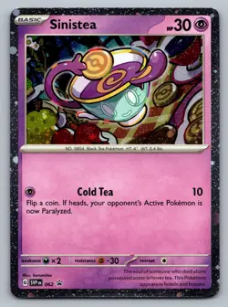 Pokemon TCG SV: Scarlet & Violet Promo Cards Sinistea 062 - Image 1