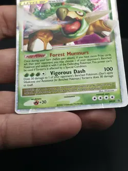 Pokemon TCG Torterra LV.X Black Star Promotional Holo Card DP09 - Image 5