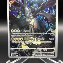 Pokemon N's Zekrom 031 Mega Evolution Promo Full Art Holo Card 130 HP English - Image 3