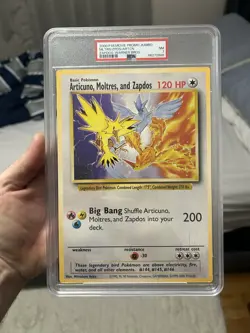 Psa Pokemon Jumbo Articuno, Moltres and Zapdos 1999-2000 WOTC Promo Pokemon Card - Image 1
