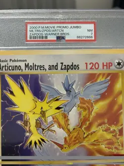 Psa Pokemon Jumbo Articuno, Moltres and Zapdos 1999-2000 WOTC Promo Pokemon Card - Image 3
