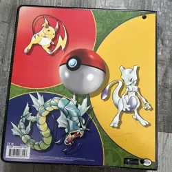 1999 Vintage Pokemon Card WOTC Folder Empty Album Binder Snorlax No Cards - Image 3