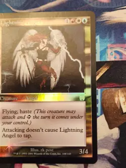 MTG Lightning Angel FOIL Apocalypse Magic the Gathering NM - Image 5