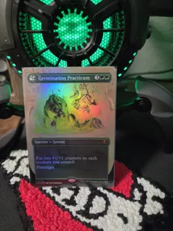 Germination Practicum X1 BORDERLESS FOIL -NM/M- Secrets of Strixhaven - Image 1
