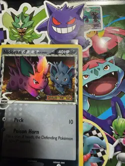 Pokemon TCG Nidoran Dragon Frontiers Reverse Holo Card 56/101 LP - Image 3