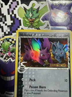 Pokemon TCG Nidoran Dragon Frontiers Reverse Holo Card 56/101 LP - Image 4