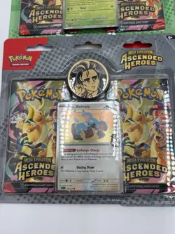 6x Pokemon Ascended Heroes 2-Pack Blisters 3 Erika & 3 Larry, New, sealed - Image 2