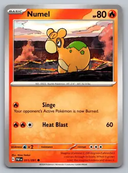 Pokemon TCG SV: Paldean Fates Numel 011/091 - Image 1