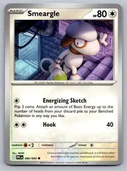 Pokemon TCG ME02: Phantasmal Flames Smeargle 080/094 - Image 1