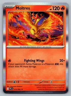 Pokemon TCG ME02: Phantasmal Flames Moltres 014/094 - Image 1