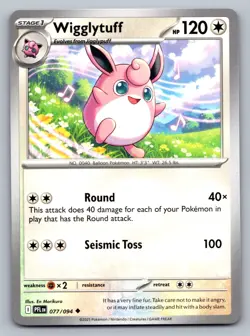 Pokemon TCG ME02: Phantasmal Flames Wigglytuff 077/094 - Image 1