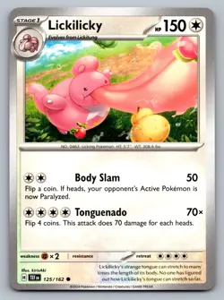 Pokemon TCG SV05: Temporal Forces Lickilicky 125/162 - Image 1