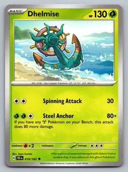 Pokemon TCG SV05: Temporal Forces Dhelmise 019/162 - Image 1