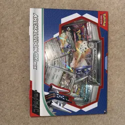 Pokemon TCG Archaludon ex box 2x destined rival & journey together stamped card - Image 1